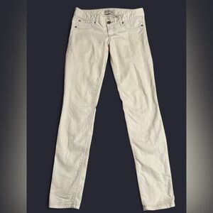 White Skinny Jeans - Size: 0